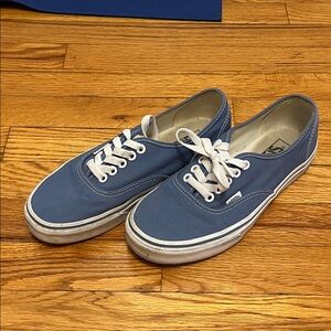 Vans Blue Canvas Sneakers